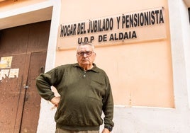 Manuel Molins, en el centro de convivencia Major 20 de Aldaia.