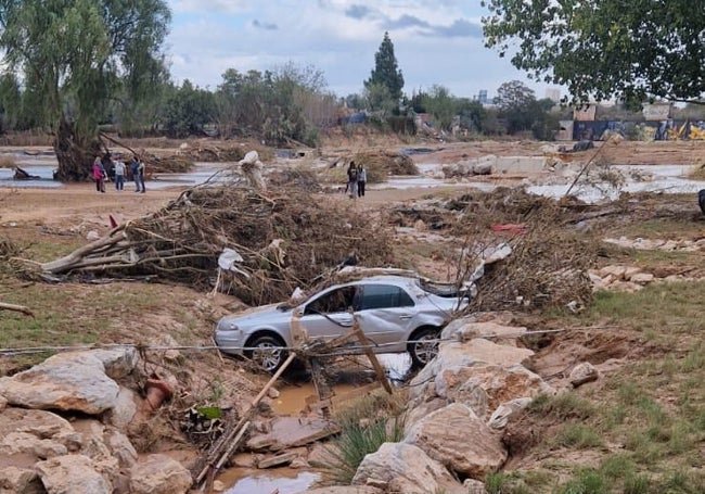 Destrozos causados por la DANA en Quart.