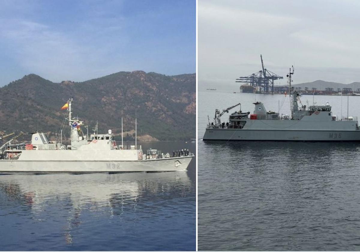 Así son los dos nuevos barcos de la Armada que llegan hoy a Valencia para buscar posibles víctimas en la costa