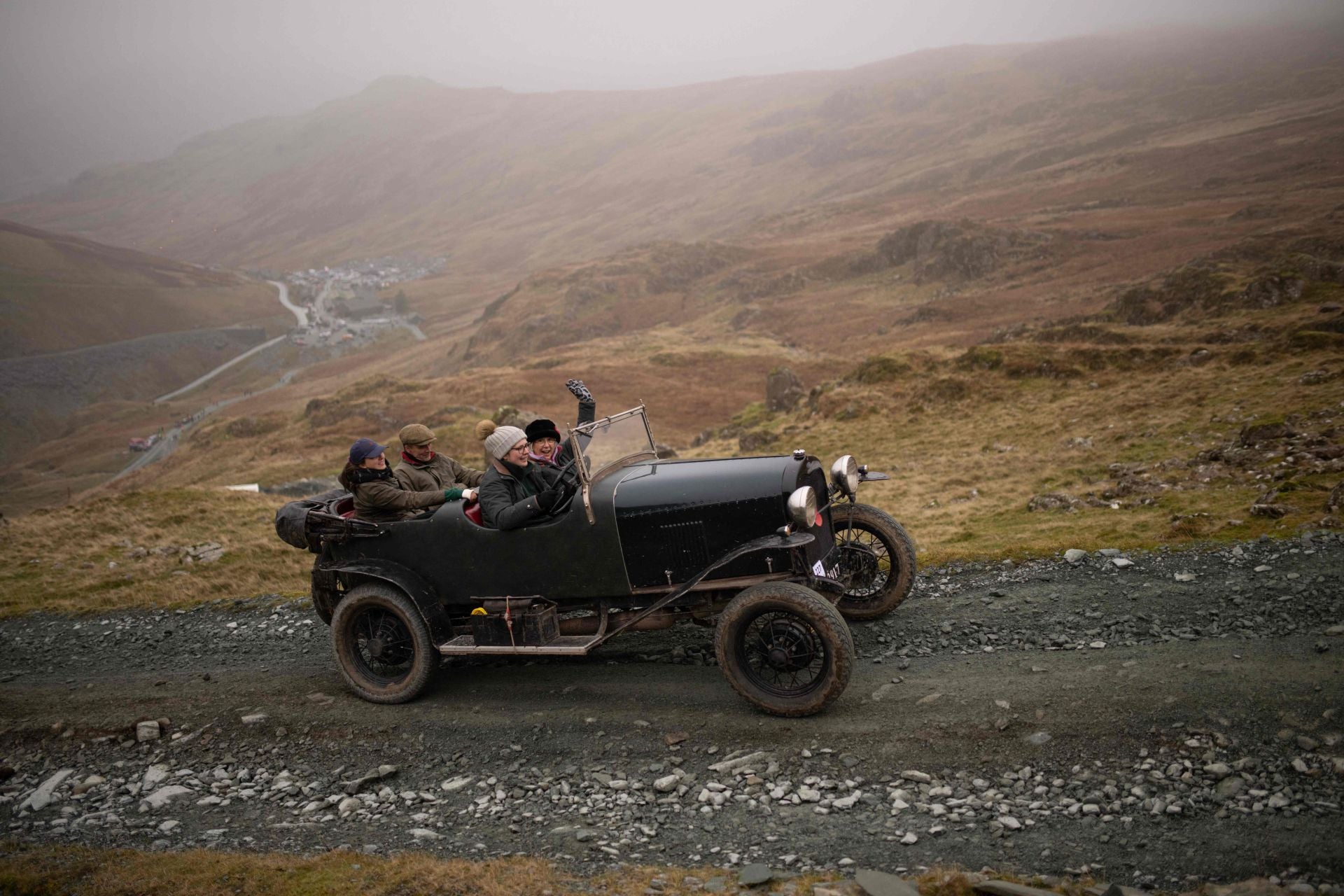 La carrera de coches vintage más peculiar del mundo