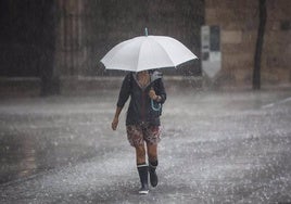 Lluvias en Valencia.