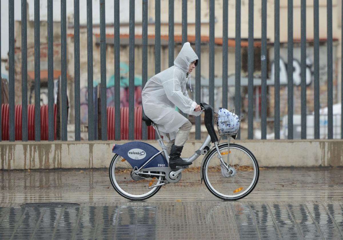 Lluvia en Valencia.