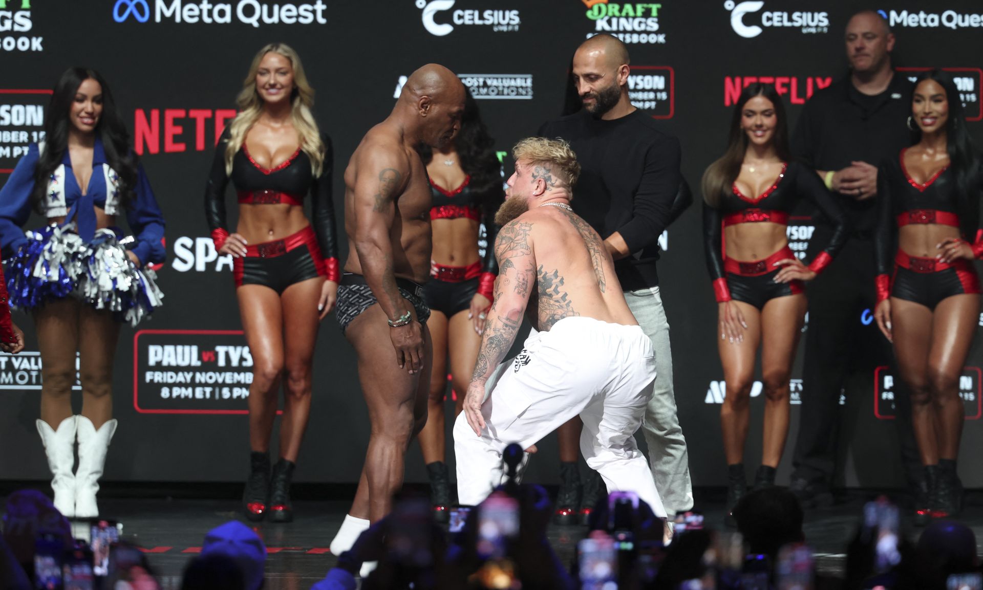 FOTOS: Previa del combate Mike Tyson-Jake Paul