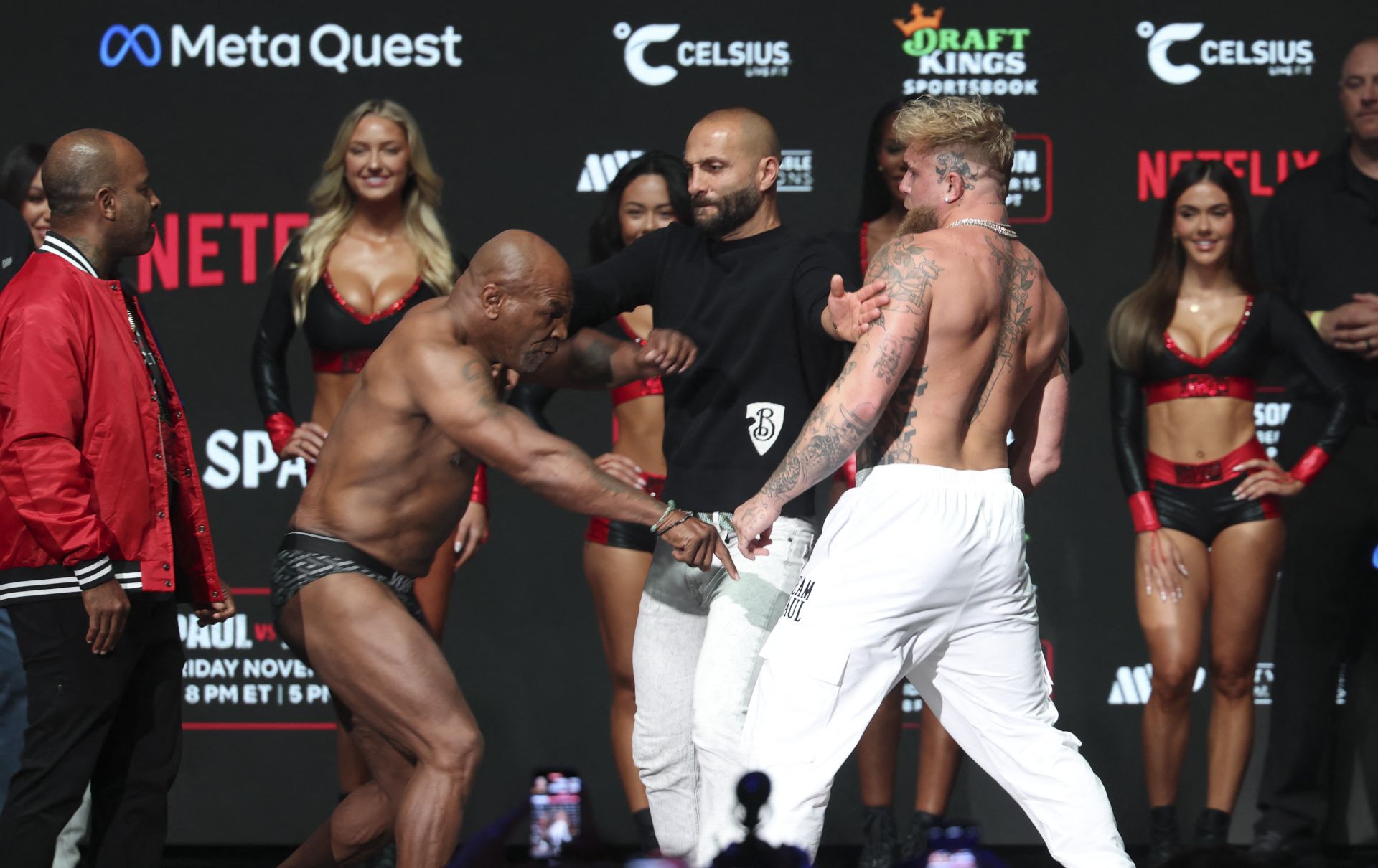 FOTOS: Previa del combate Mike Tyson-Jake Paul