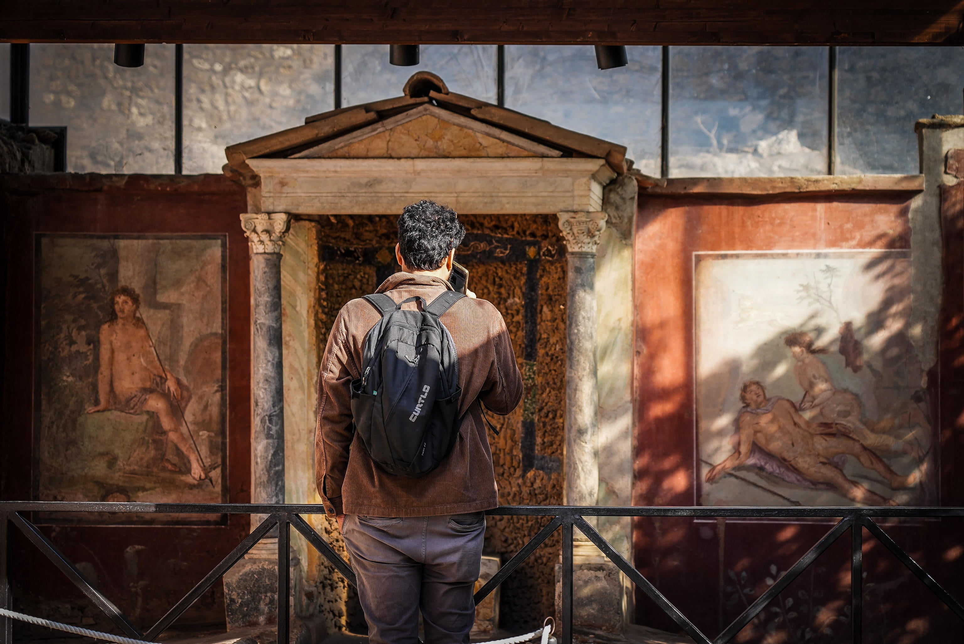 Pompeya se protege de los turistas