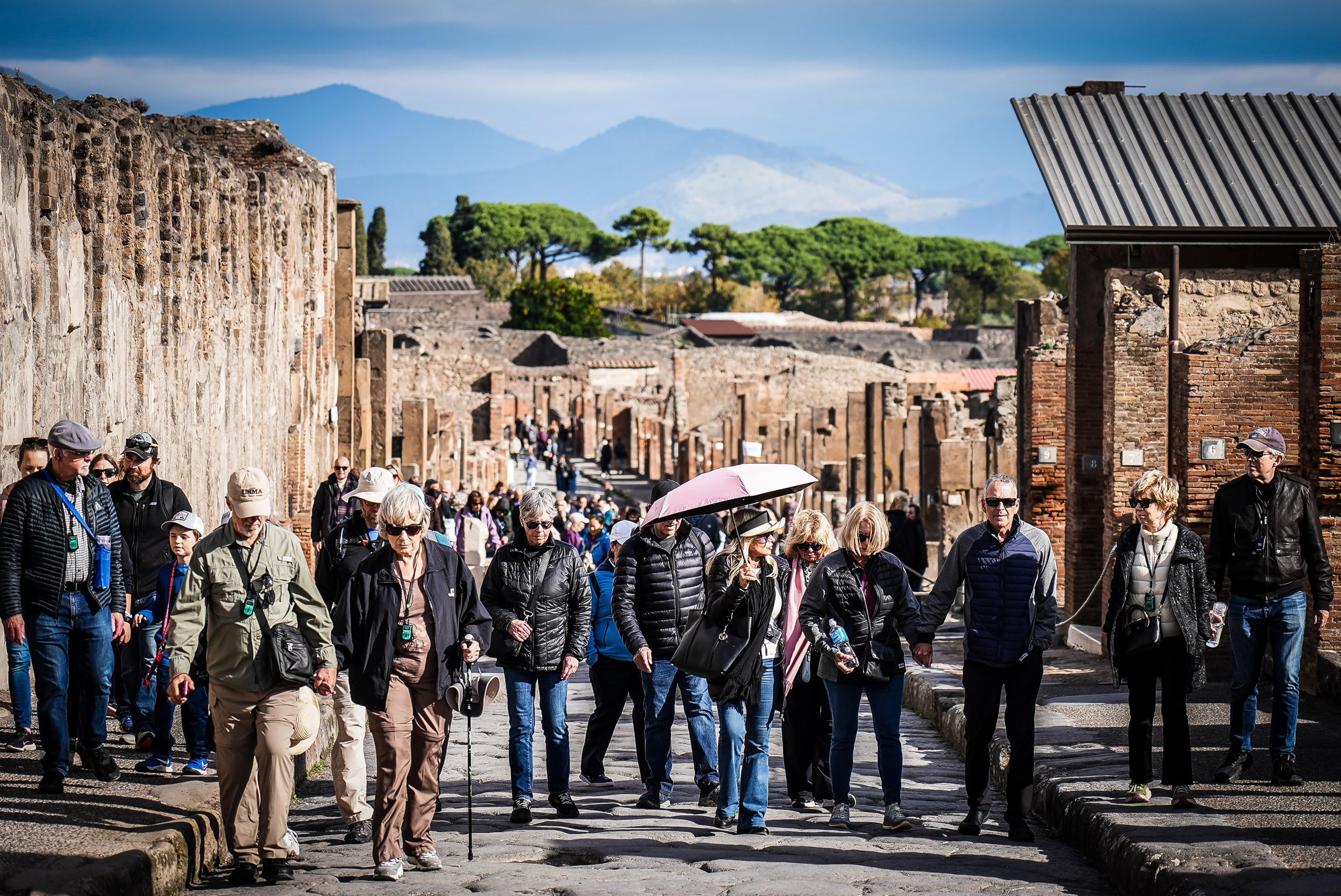 Pompeya se protege de los turistas