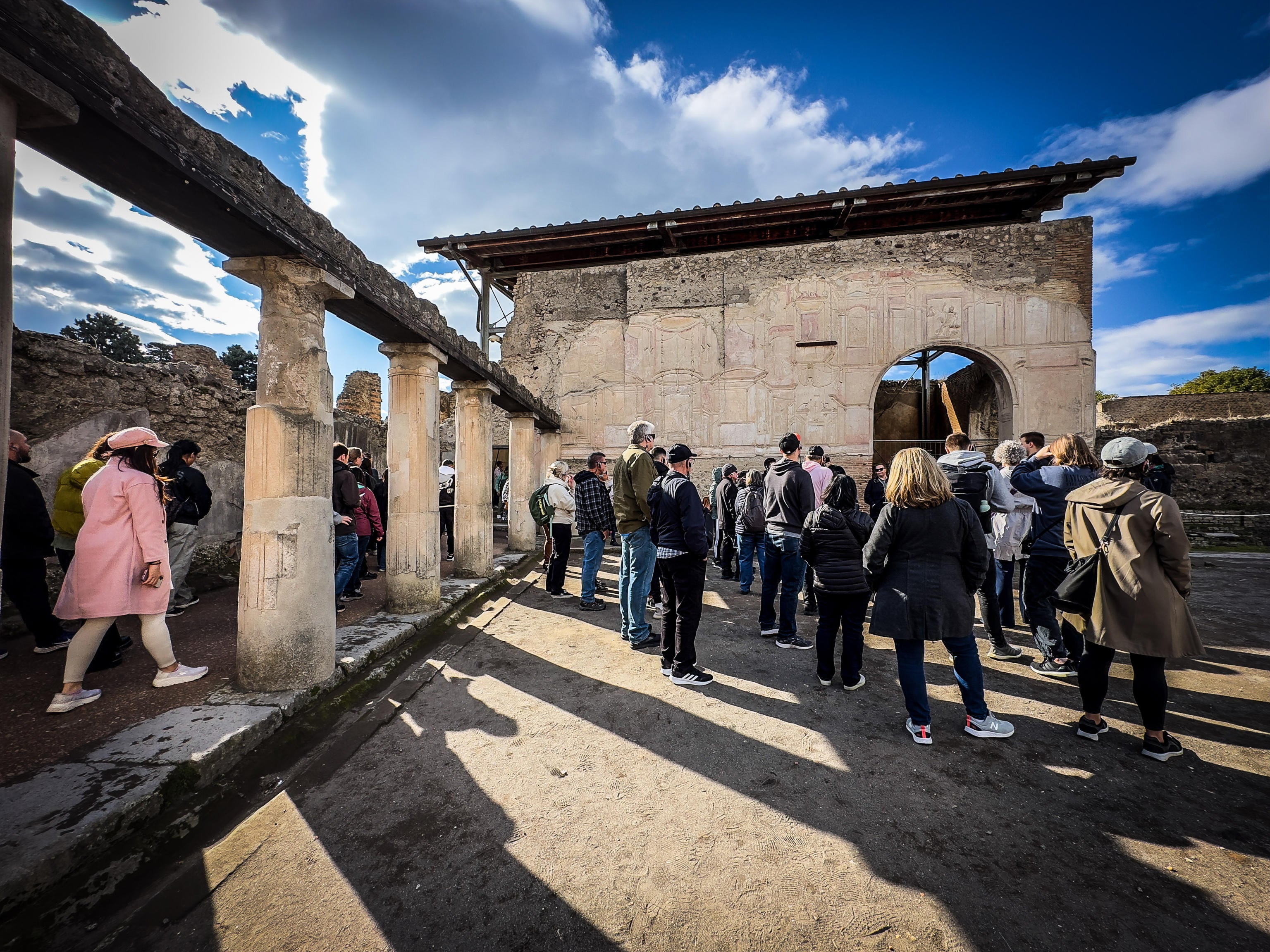 Pompeya se protege de los turistas