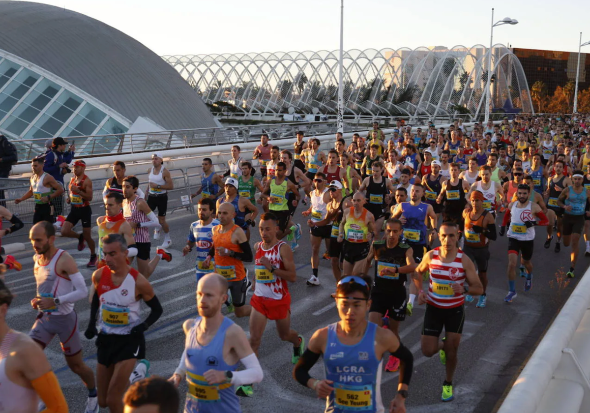 Participantes en la última edición del Maratón Valencia.