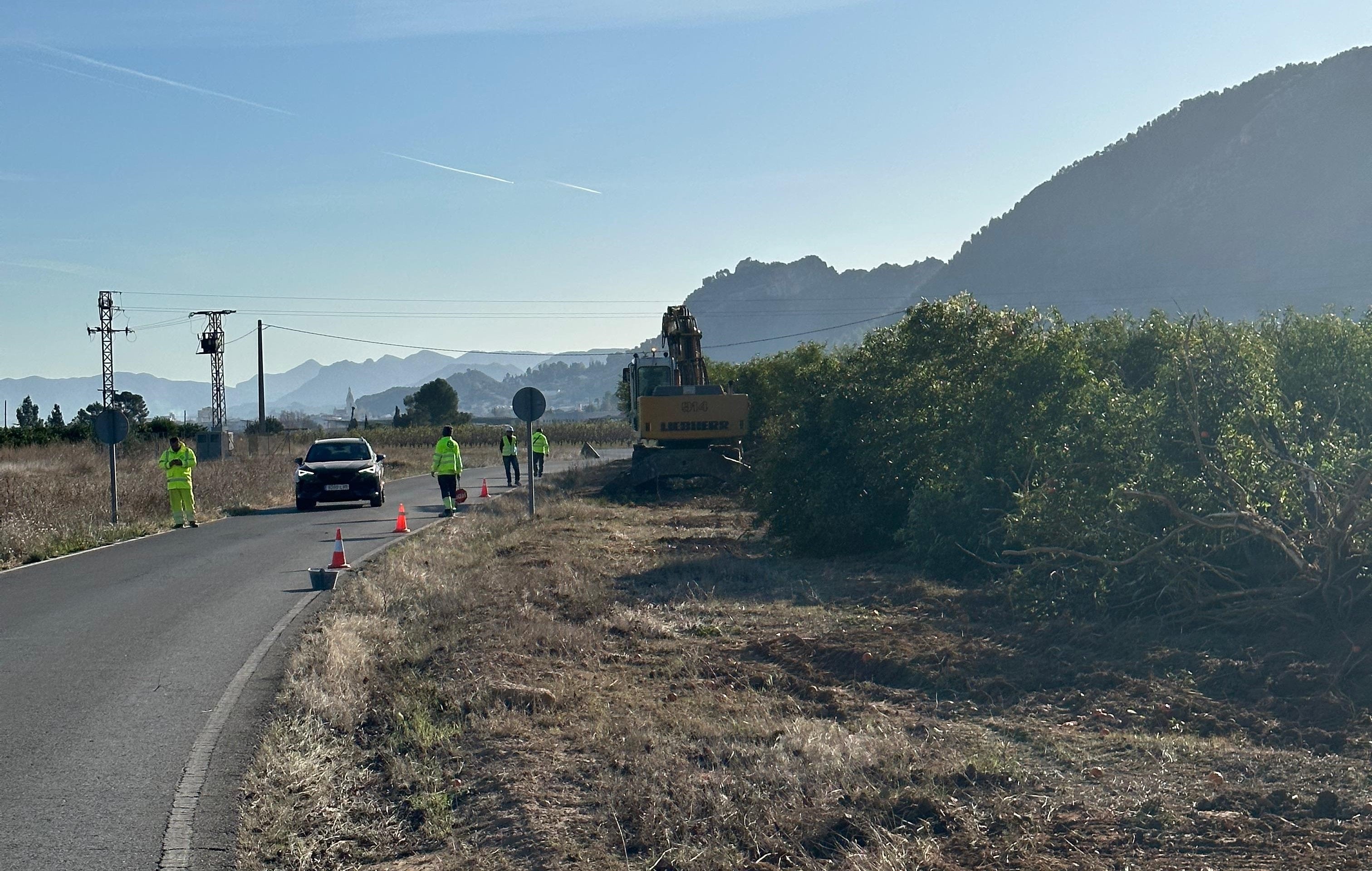 Actuaciones en la carretera CV-567.