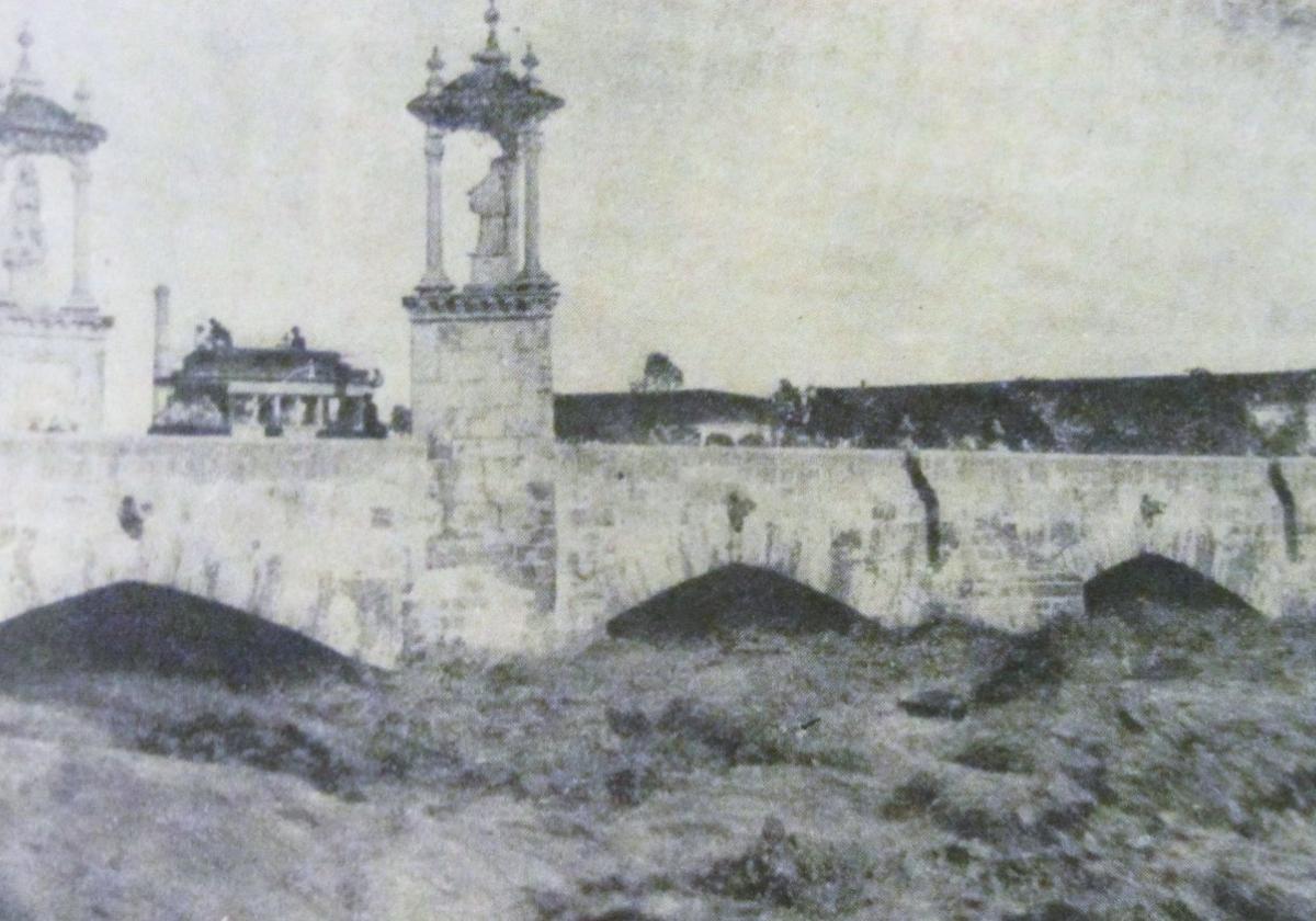 Puente del Real.El río Turia más violento,el 9 de noviembre de 1897.