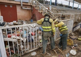 Actuación de Bomberos en Paiporta.