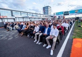 Acto del 25 aniversario del Circuit Ricardo Tormo, antes de la tragedia.