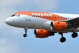 Un avión de easyJet.