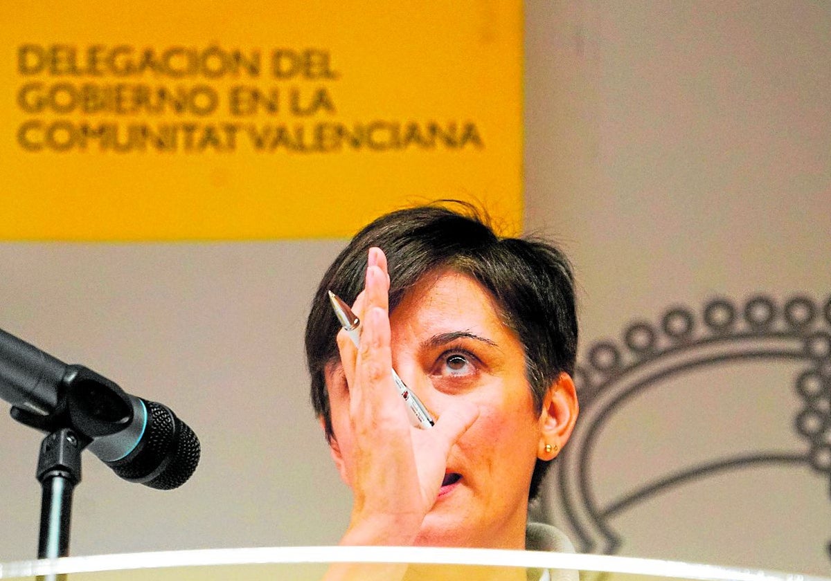 Ministra de Vivienda, Isabel Rodríguez, tras reunirse con los alcaldes de los municipios afectados.