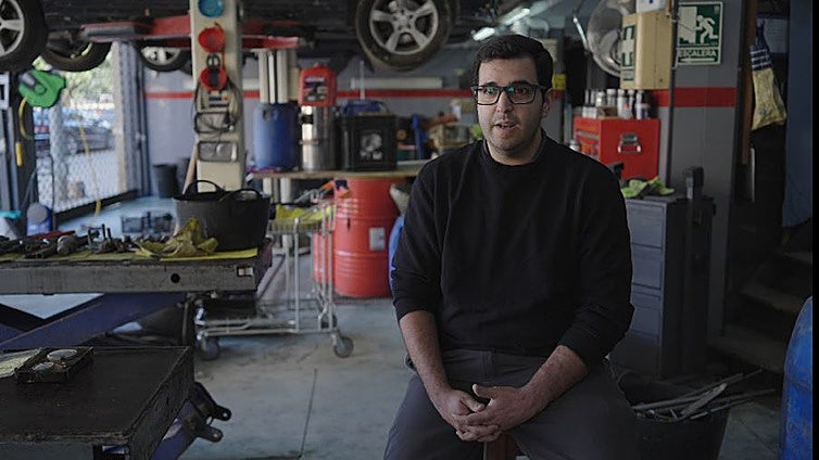 Uno de los beneficiarios de las ayudas de Alcem-se.