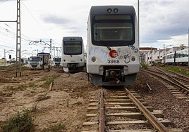 Así ha quedado la estación de València Sud tras la DANA