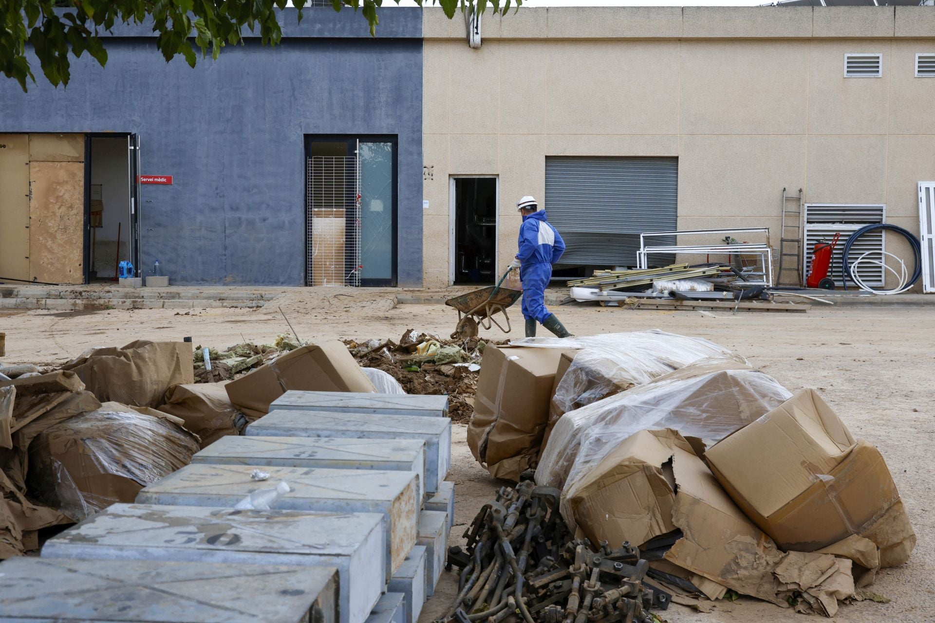 Así ha quedado la estación de València Sud tras la DANA