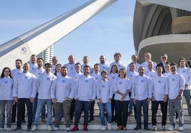 Los cocineros que se encargarán de la cena de Valencia