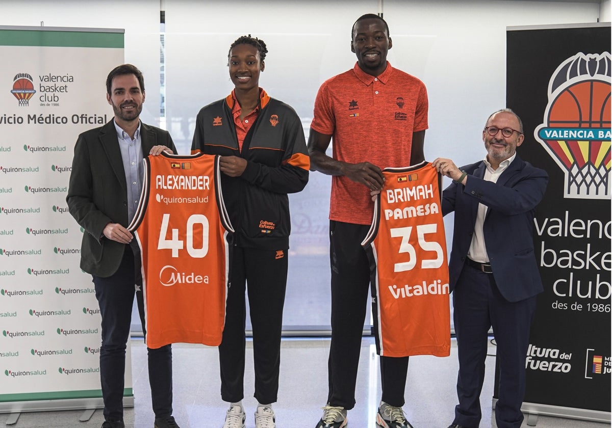 Alexander y Brimah, en su presentación.