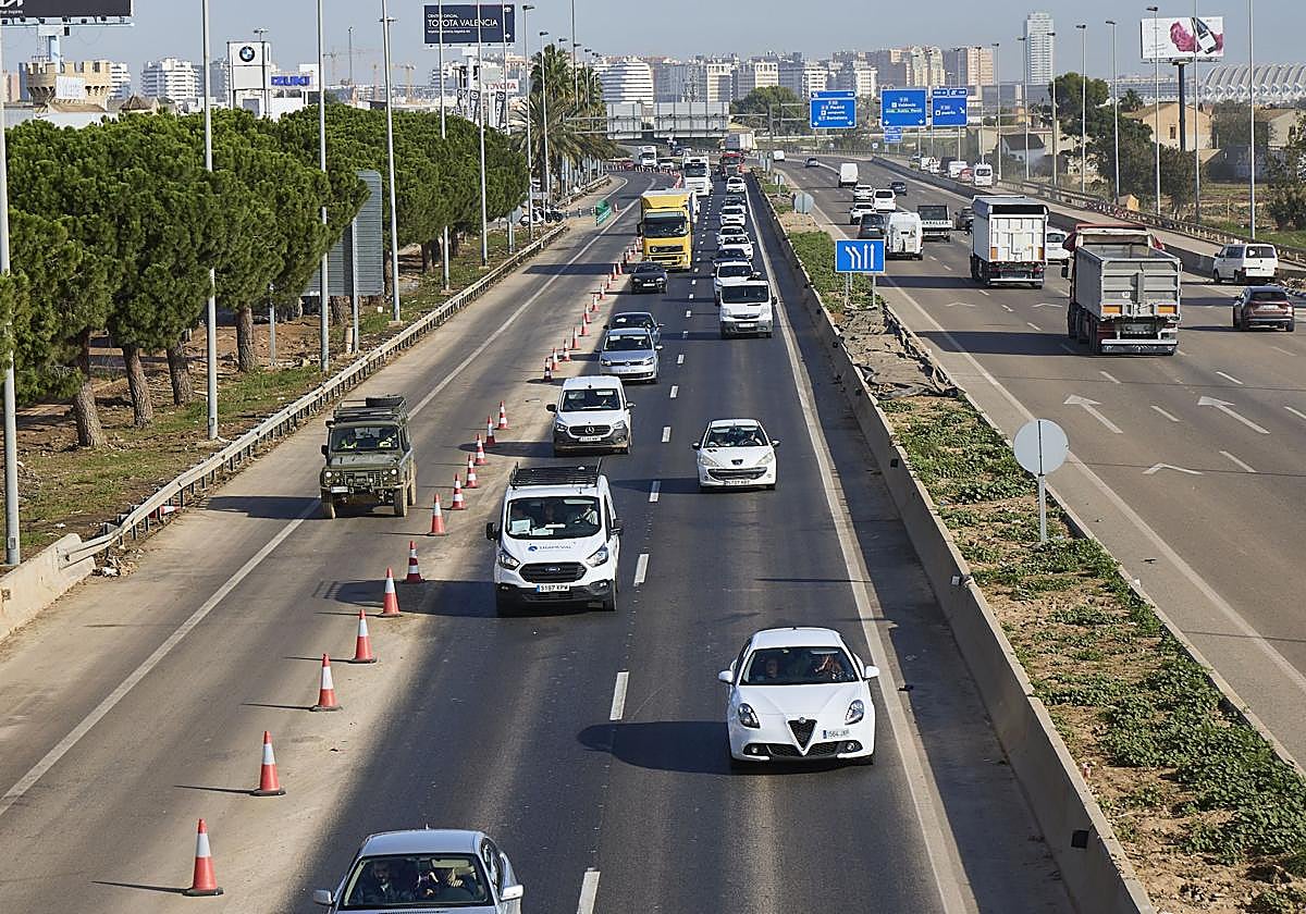 Restricciones en las entradas y salidas de Valencia.