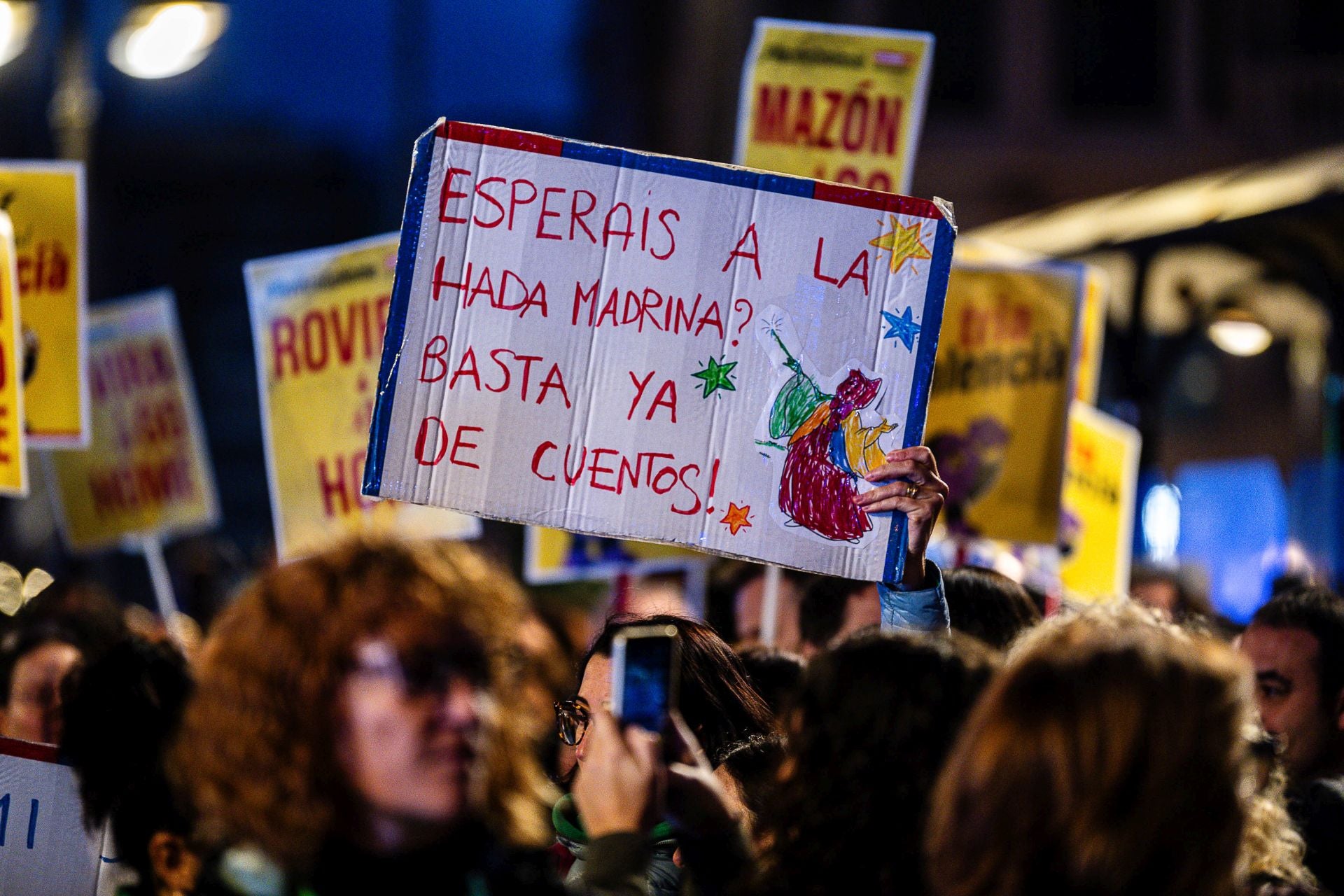 Imágenes de la manifestación en Valencia contra la gestión de Educación tras la DANA