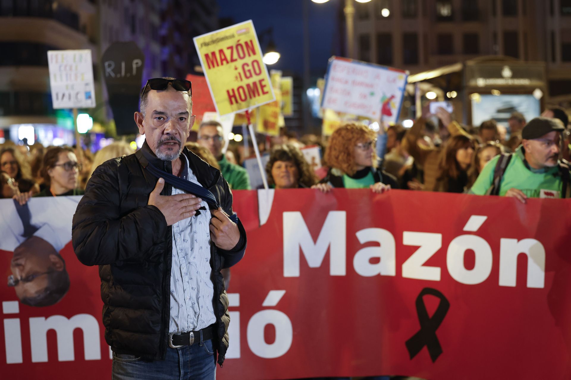 Imágenes de la manifestación en Valencia contra la gestión de Educación tras la DANA