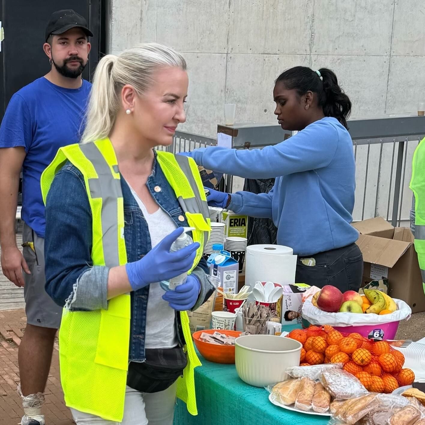 Los voluntarios que han liderado la ayuda a los afectados