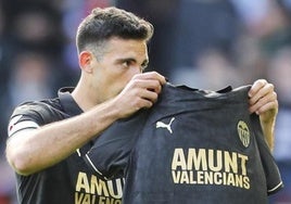 Diego López celebra su gol ante el Betis.