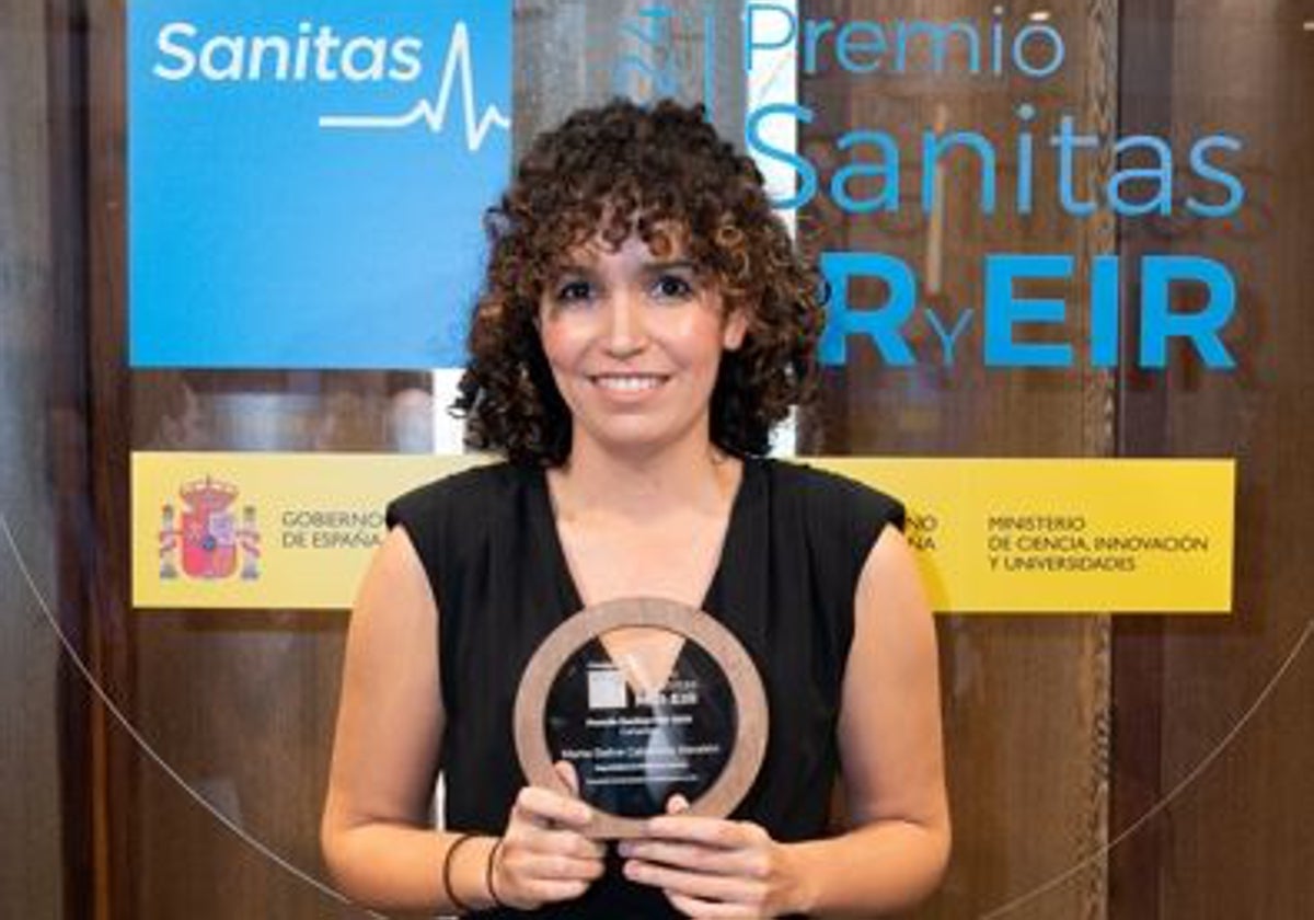 La ganadora del premio, Marta Dafne Cabañero.