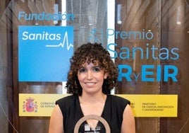 La ganadora del premio, Marta Dafne Cabañero.