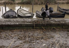 Estado del puerto de Catarroja tras la inundación.