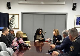 Reunión con la Delegada del Gobierno.