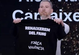 Àlex Vidal de 'Origen' muestra su apoyo a los damnificados por la DANA en Valencia.