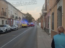 Vehículo accidentado en la Graella.