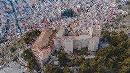 Vista aérea de la ciudad de Cullera.