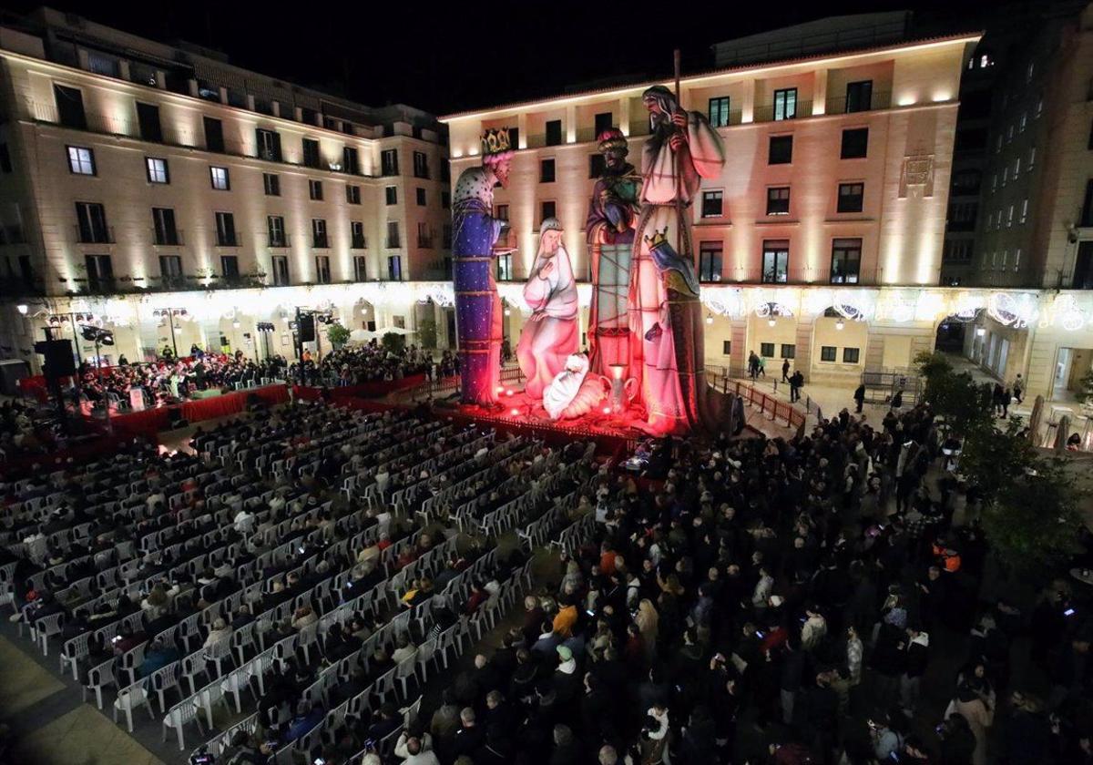 Belén gigante de Alicante.