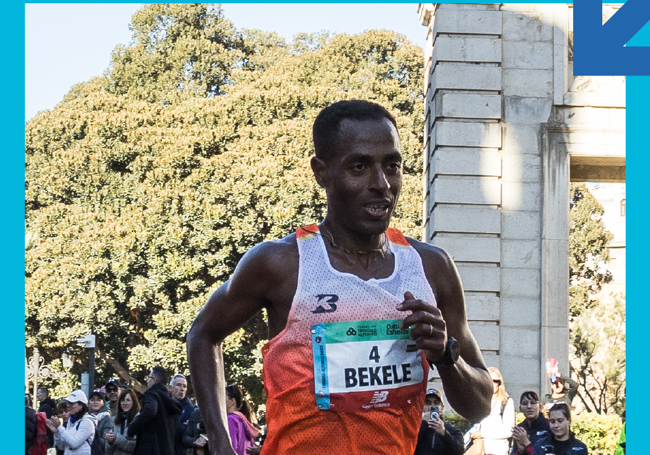 Kenenisa Bekele, en 2023 en Valencia.