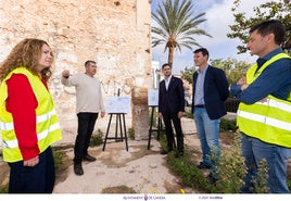 Visita a las obras del Campanar.