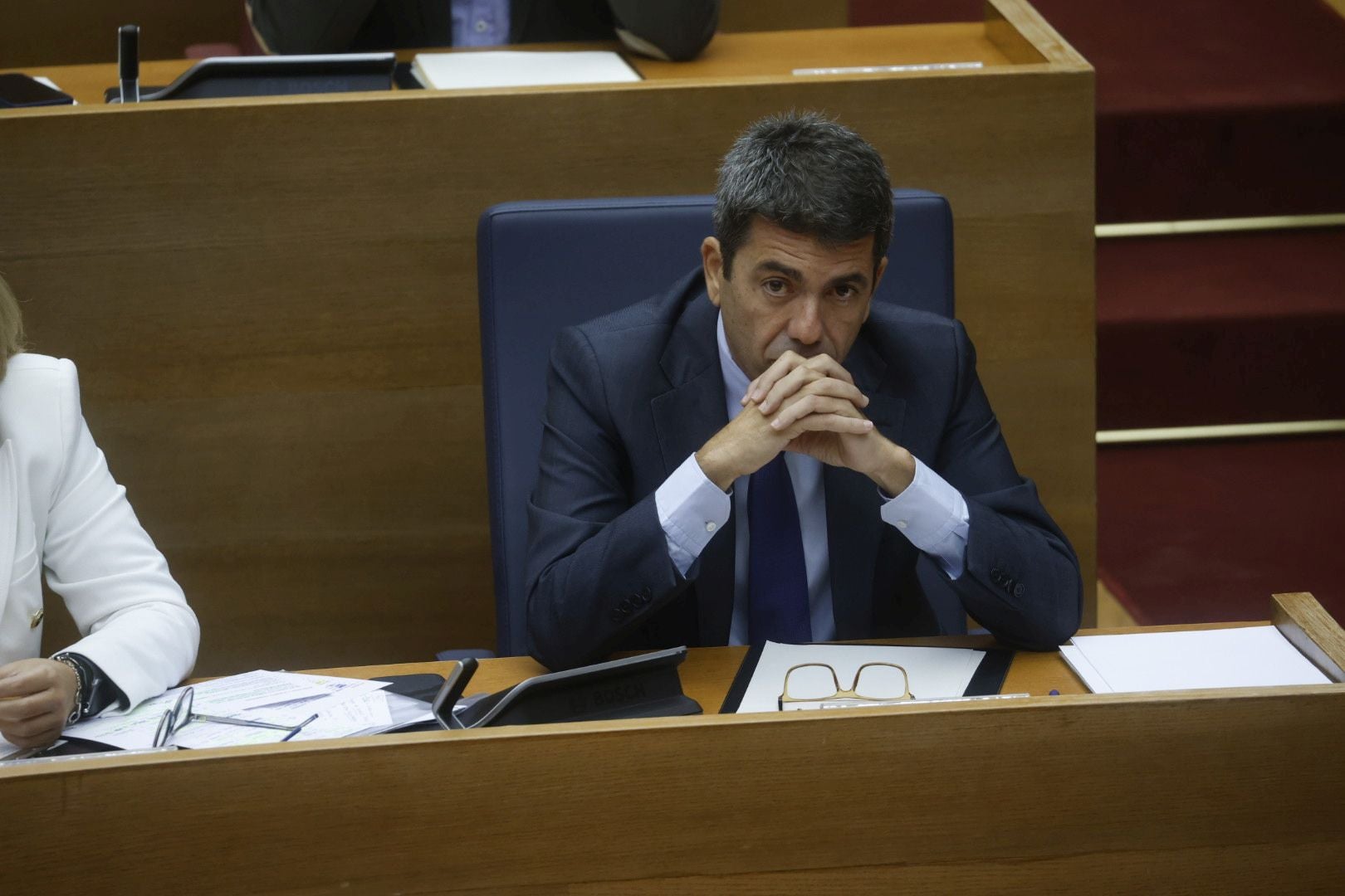 FOTOS | Sesión de control a Mazón en Les Corts