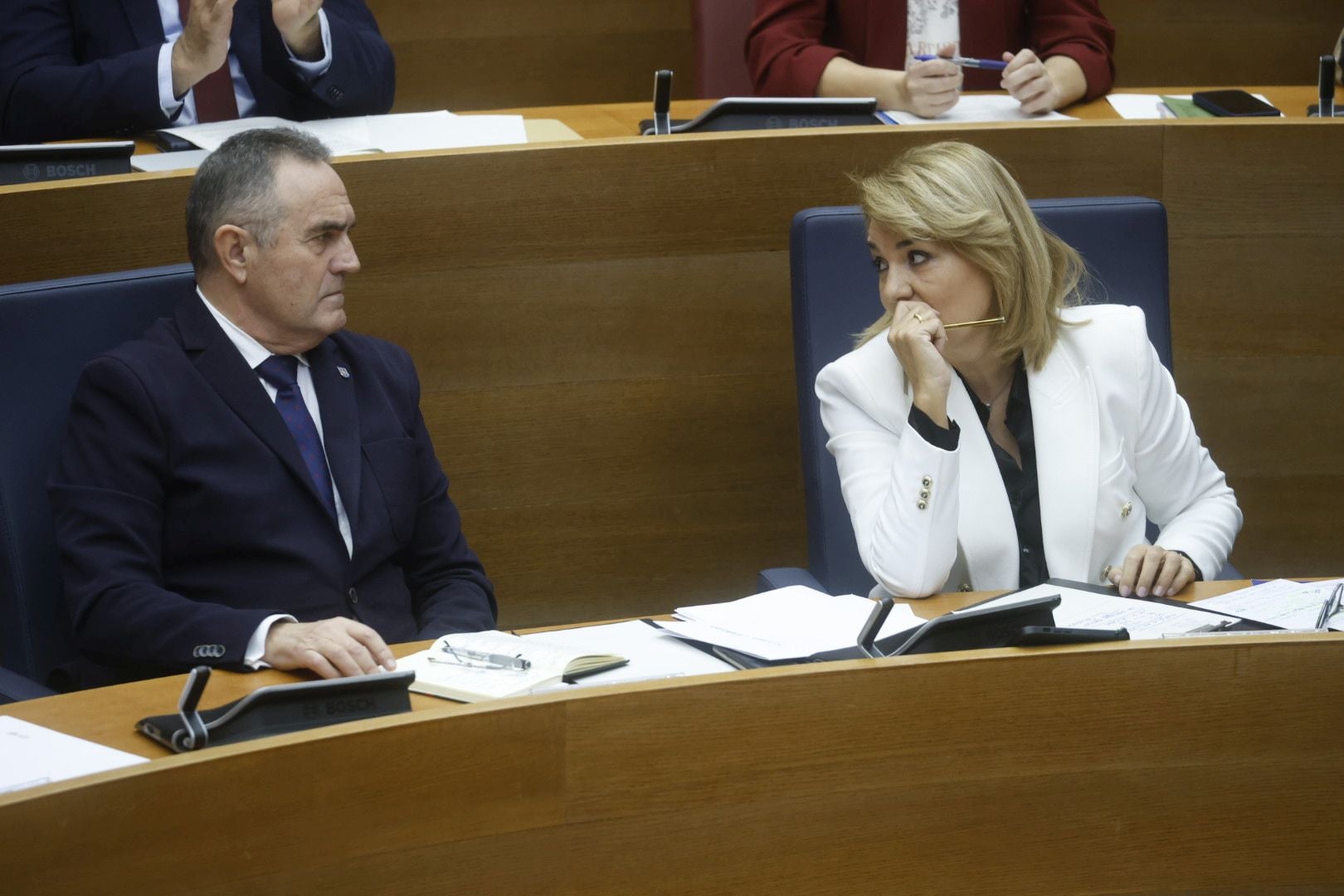 FOTOS | Sesión de control a Mazón en Les Corts