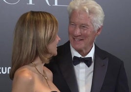 Richard Gere junto a su mujer Alejandra Gere en los premios ELLE.