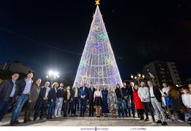 Encendido de las luces en Gandia.