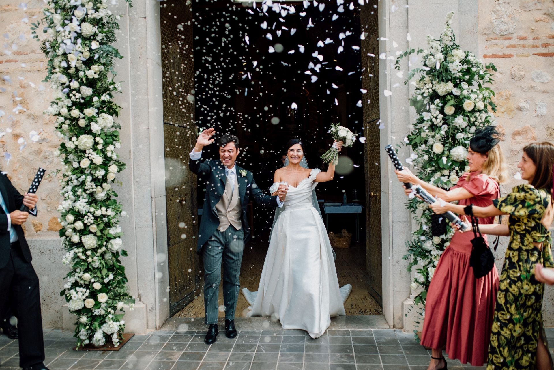 La boda de la empresaria Lola Ribas y el torero Jesús Chover estuvo lleno de momentos emotivos y divertidos.