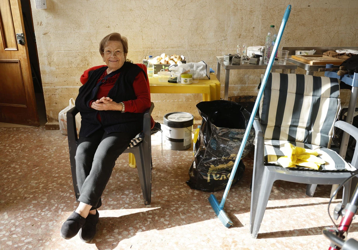 Elisa, de 89 años, vecina de Catarroja.