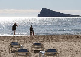 Playa de Benidorm.