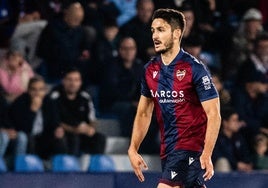 El defensa Unai Elgezabal, con el Levante.