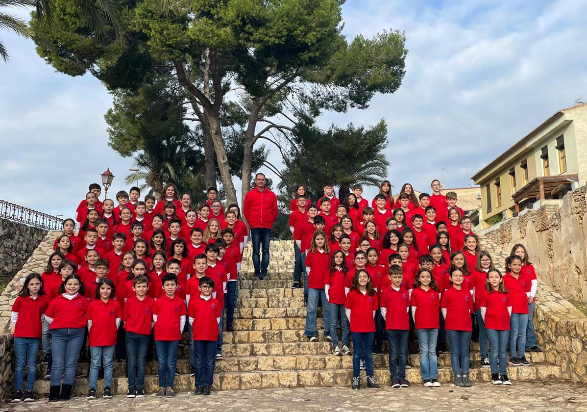 Coro del colegio Alborxí.