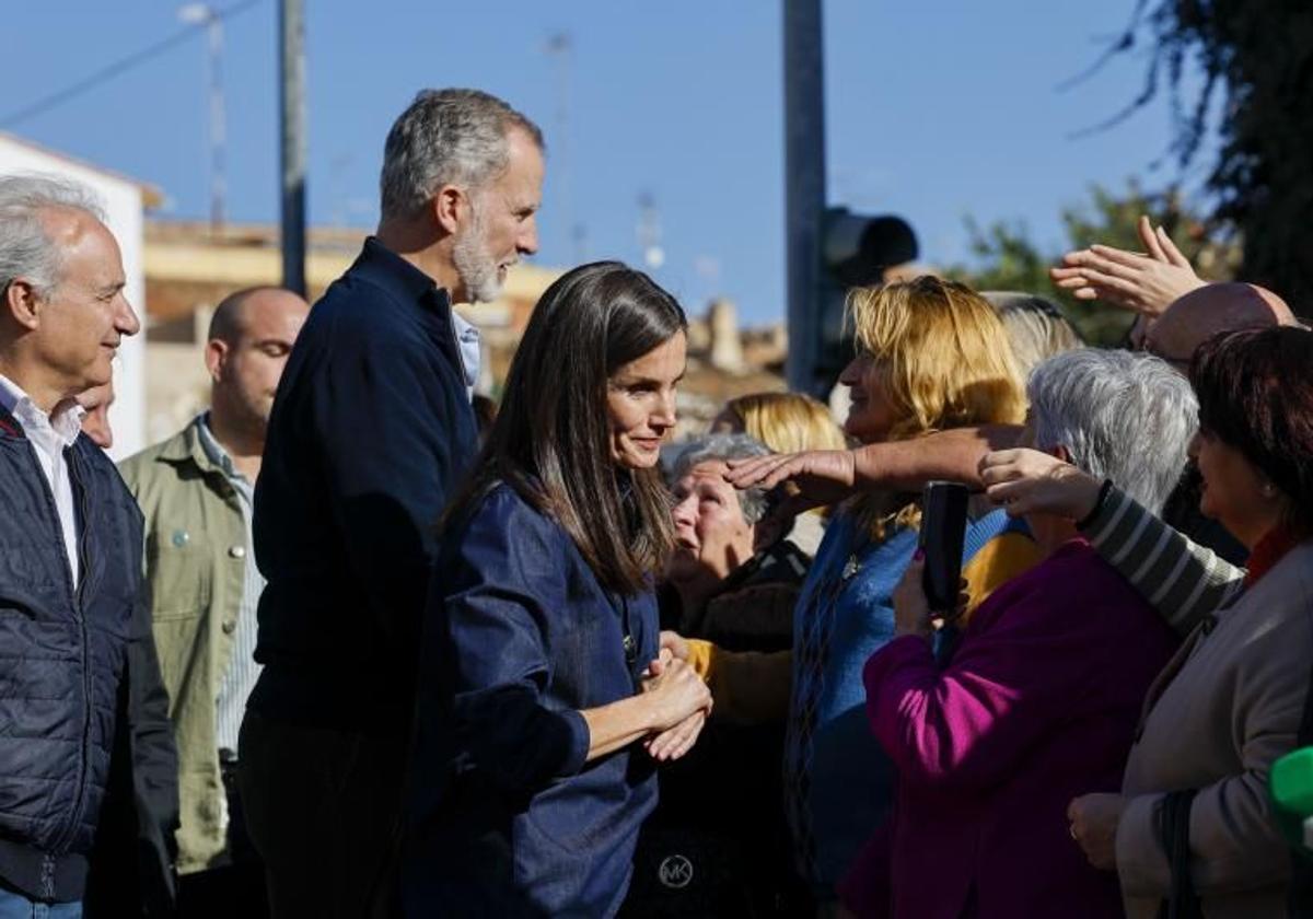 Los Reyes, en su visita a Utiel.