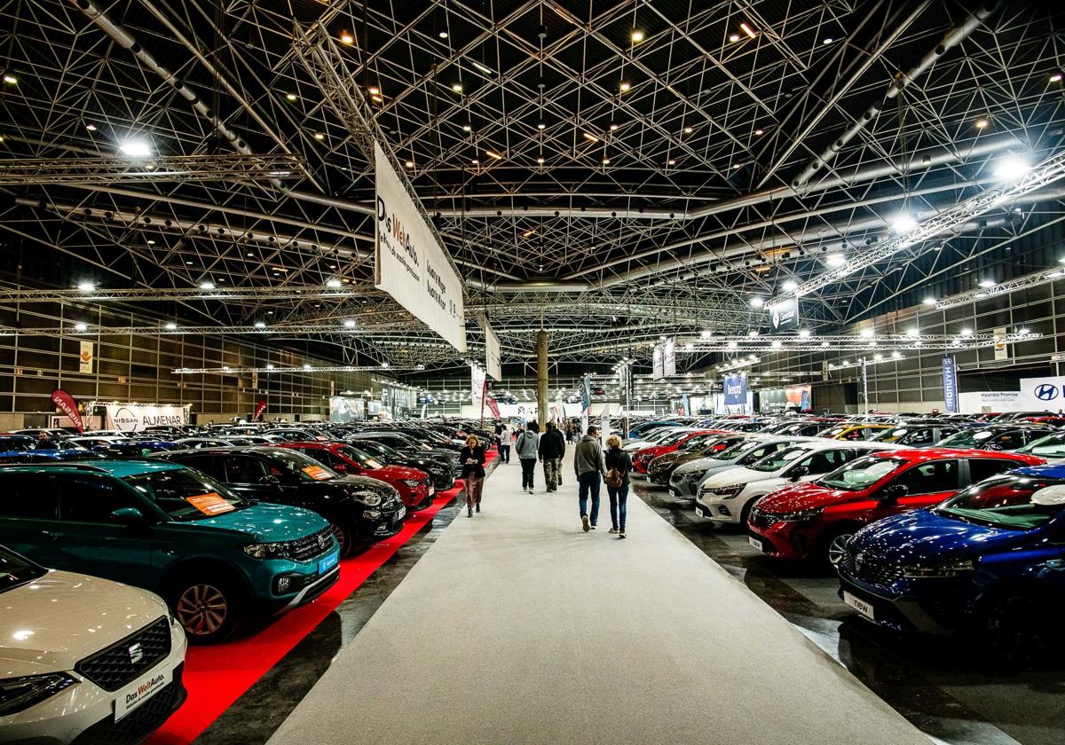 La Feria del automóvil este jueves.