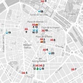 El mapa de la Navidad en Valencia